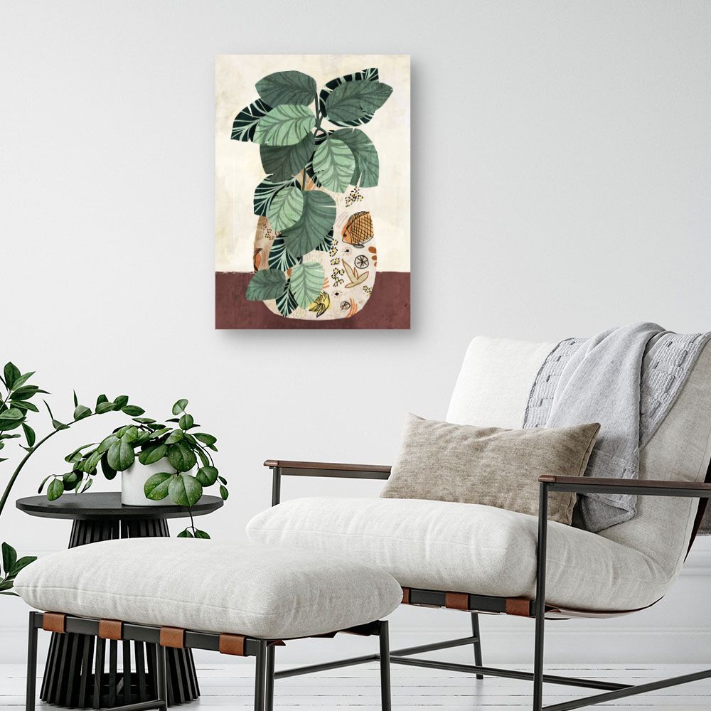Tableau Feuillage exotique
