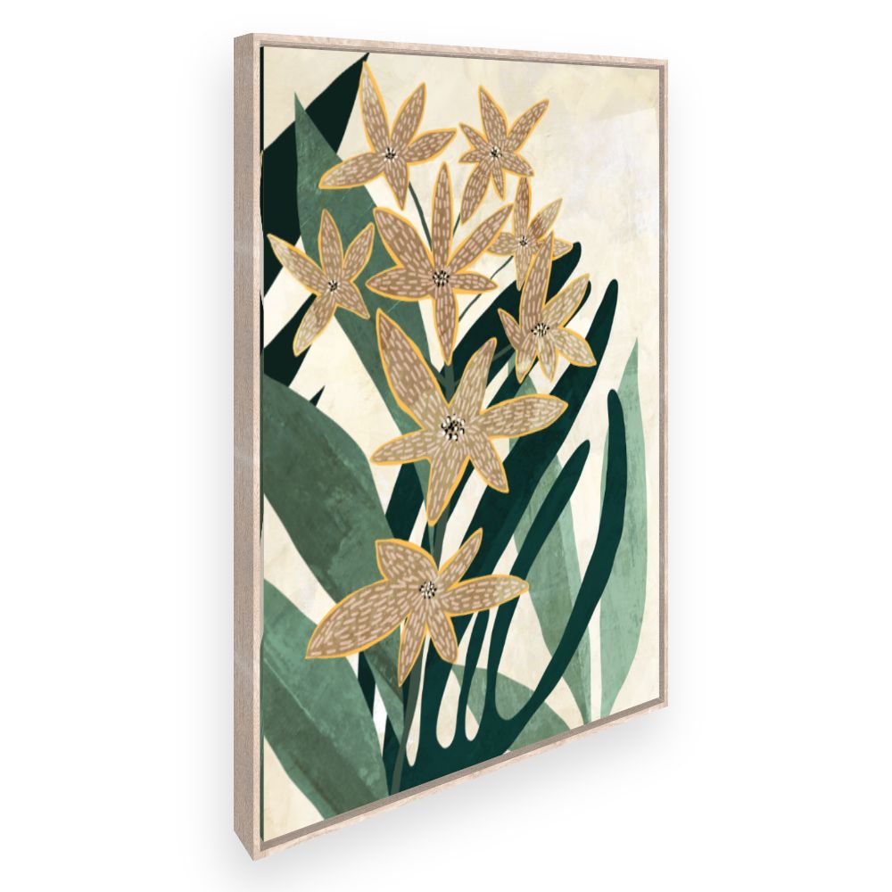 Toile Fleurs élégantes