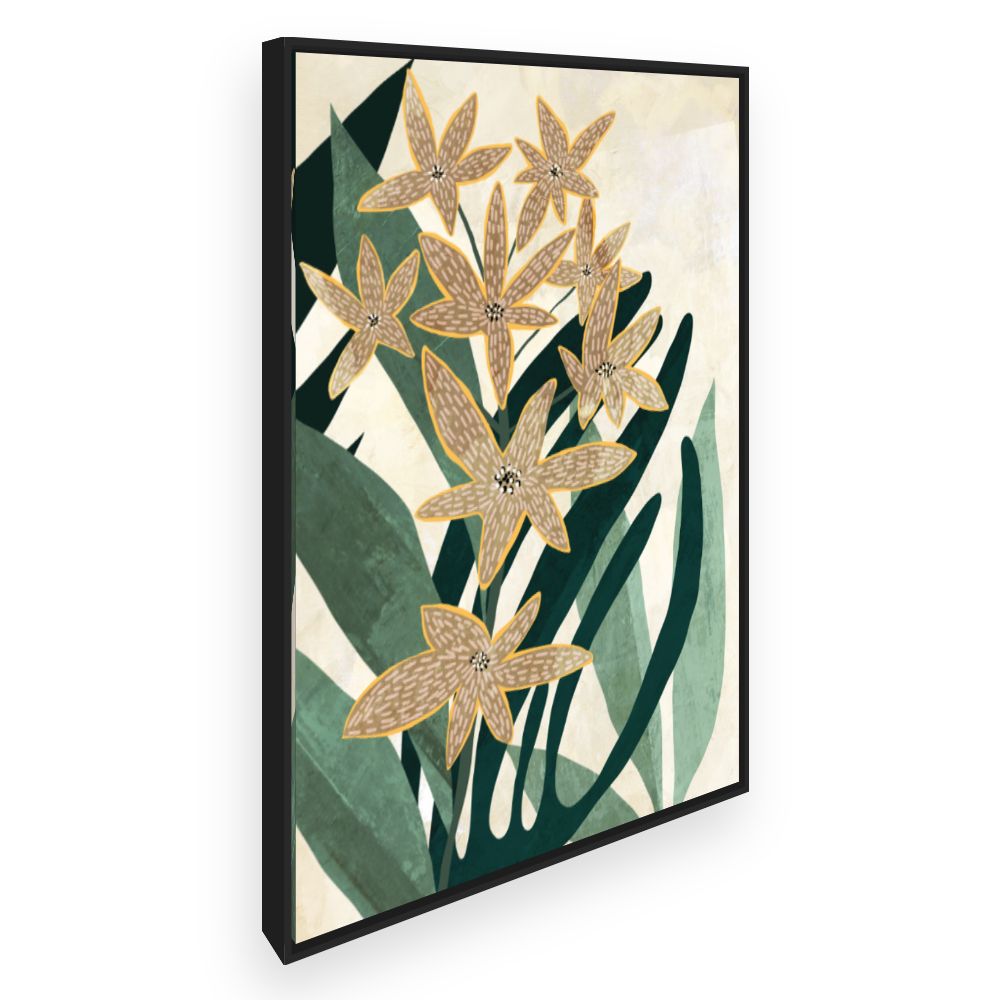 Toile Fleurs élégantes