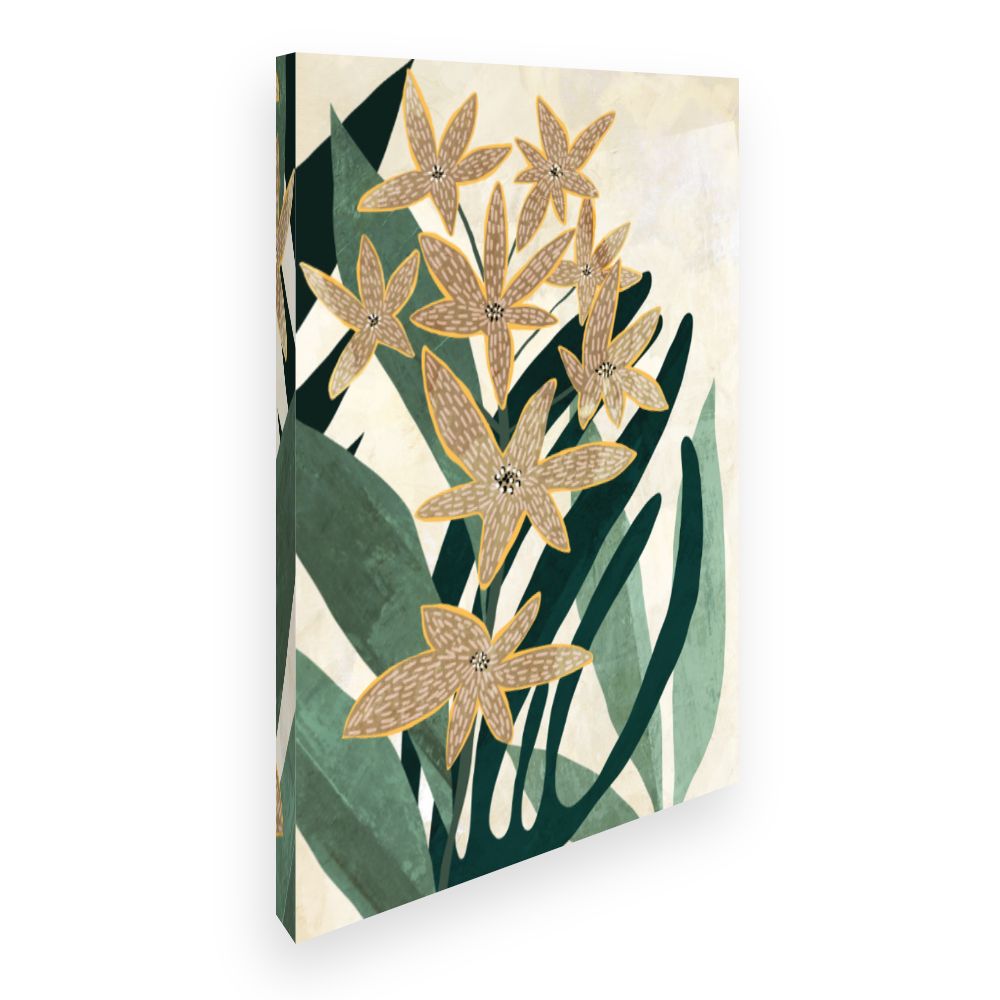 Toile Fleurs élégantes