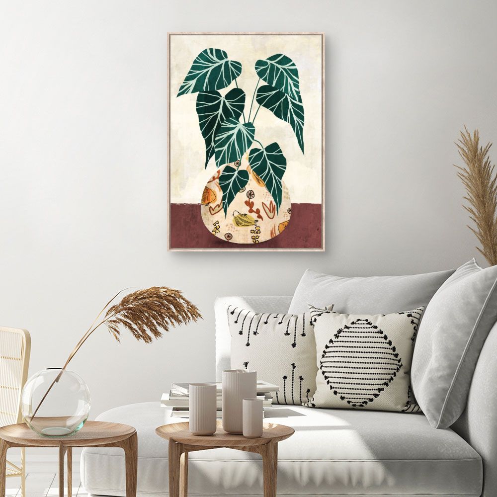 Tableau Feuillage exotique