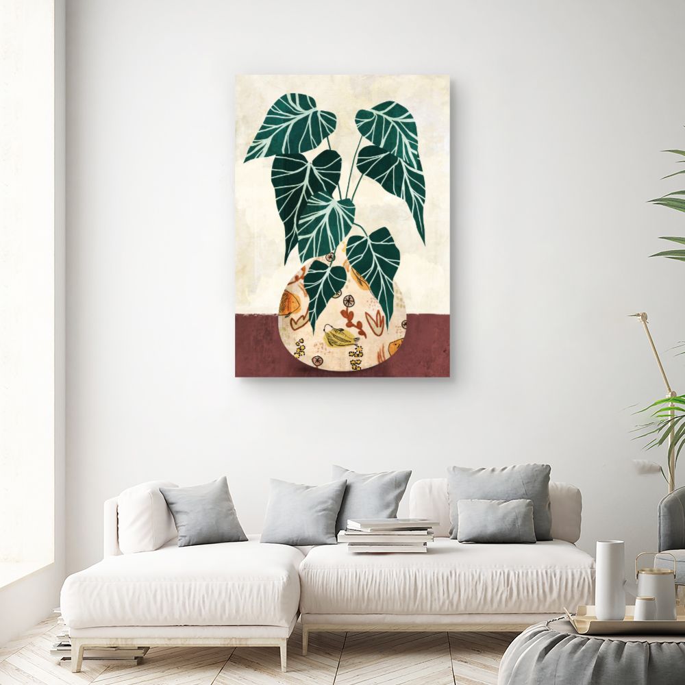 Tableau Feuillage exotique