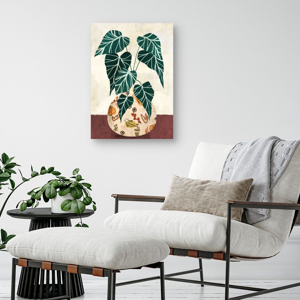 Tableau Feuillage exotique