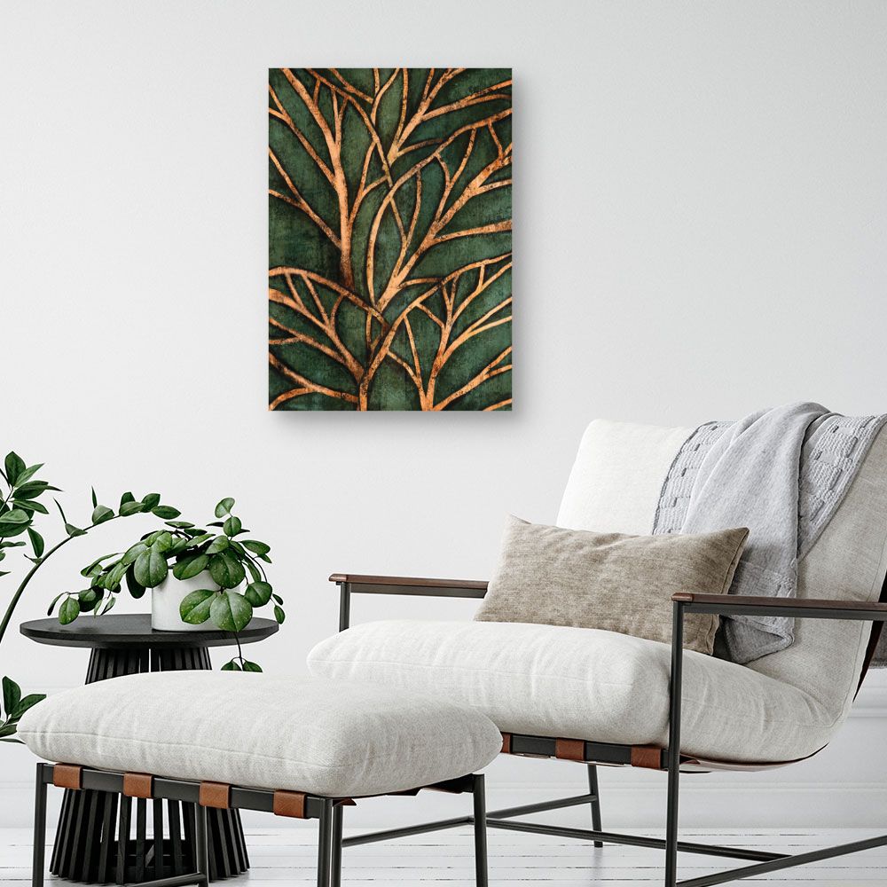 Tableau Arbres dorés élégants