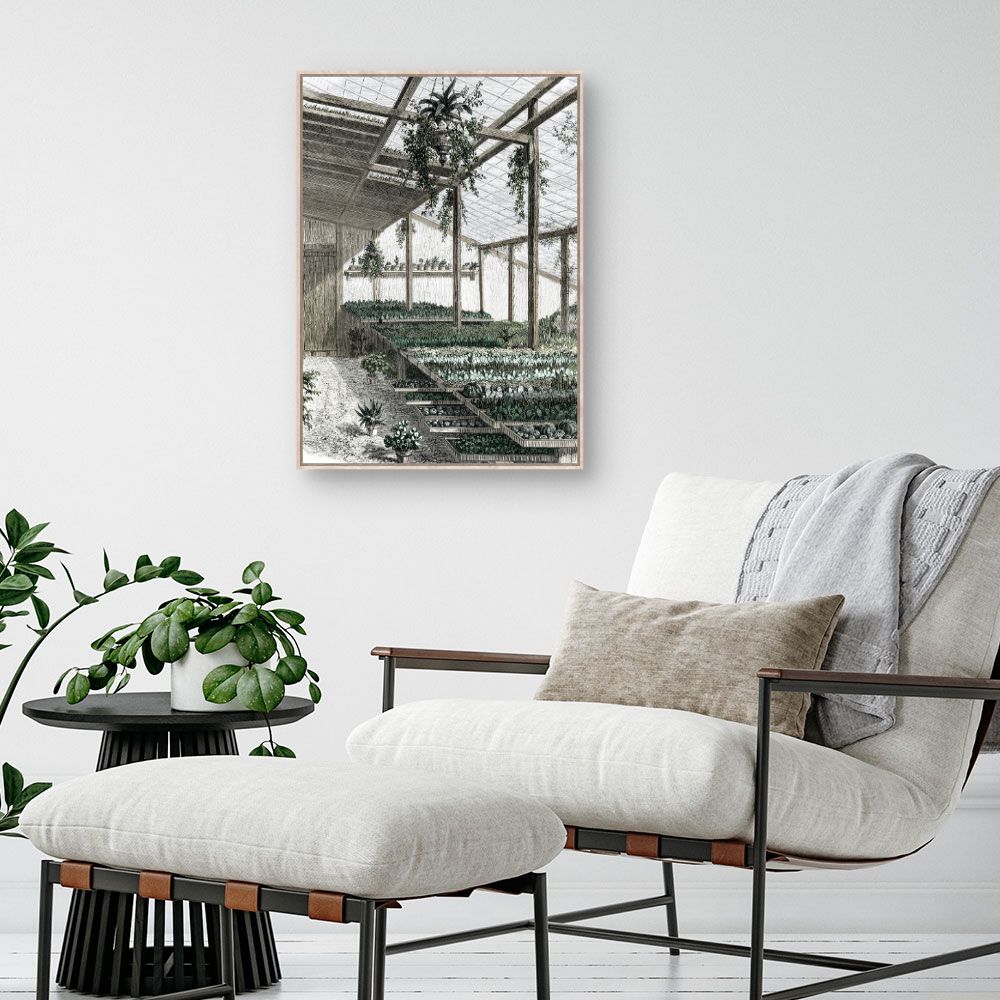 Tableau Serre luxuriante