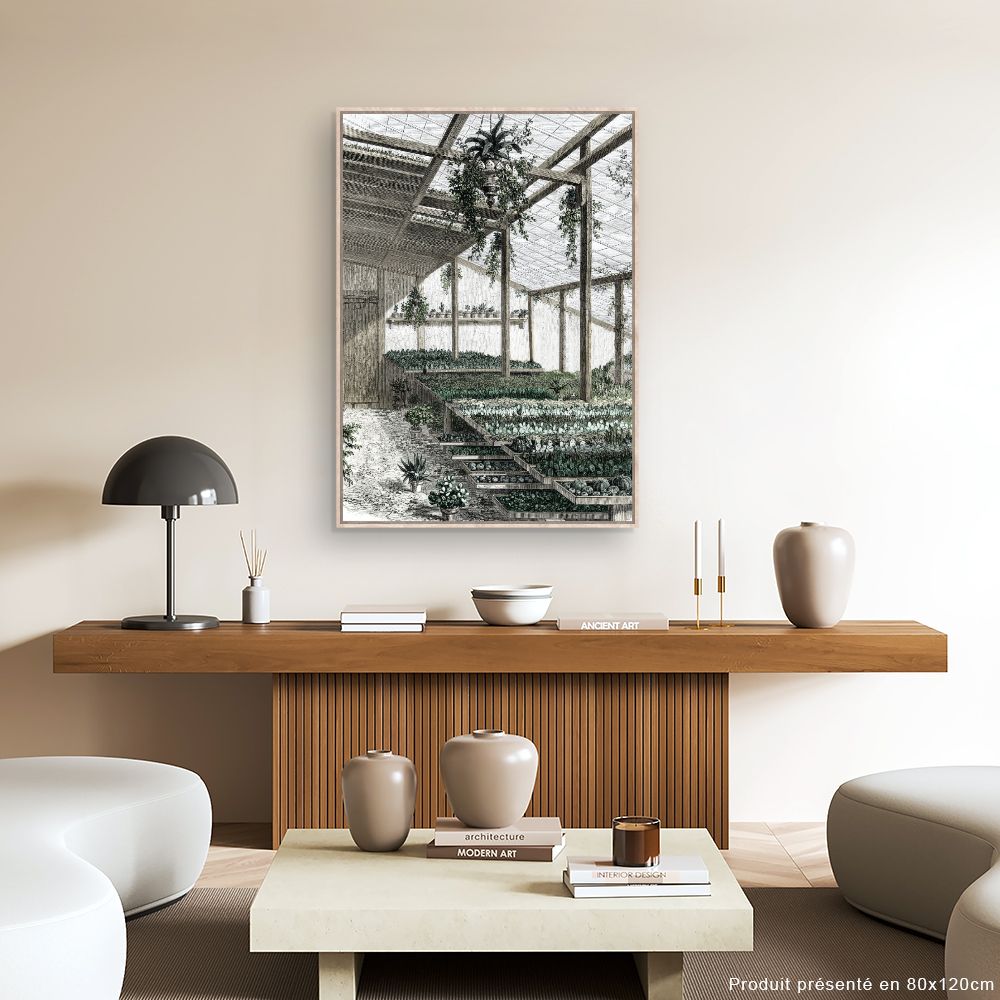 Tableau Serre luxuriante