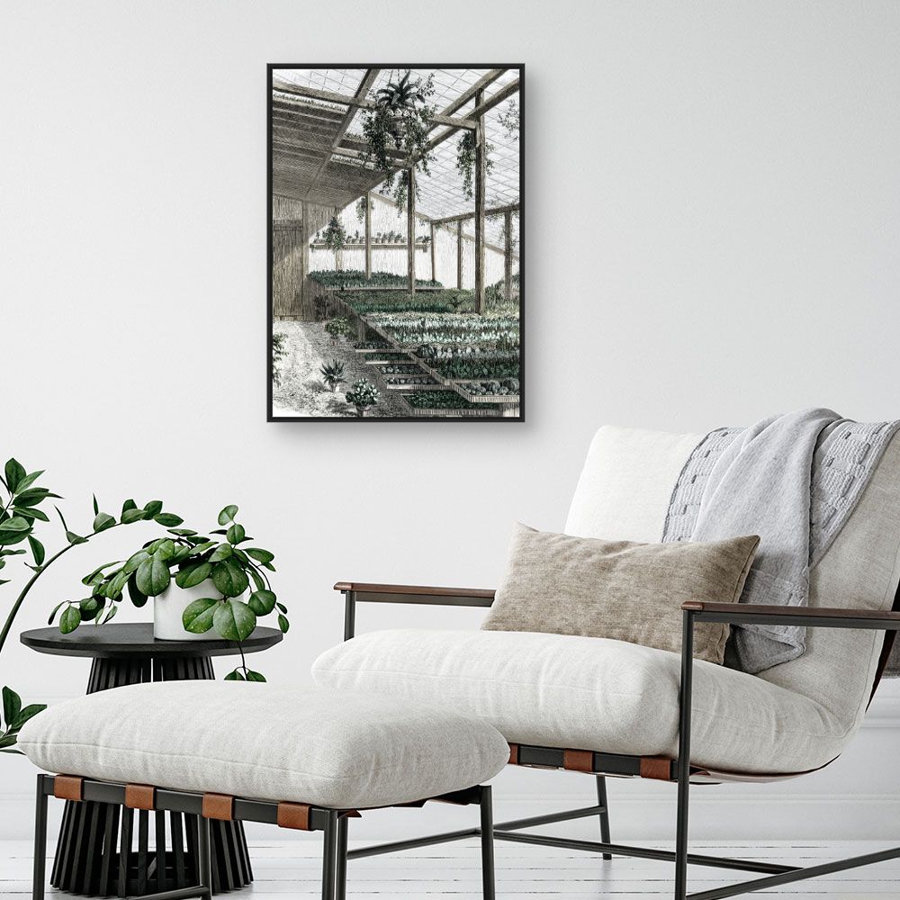 Tableau Serre luxuriante