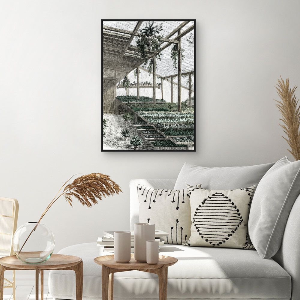 Tableau Serre luxuriante