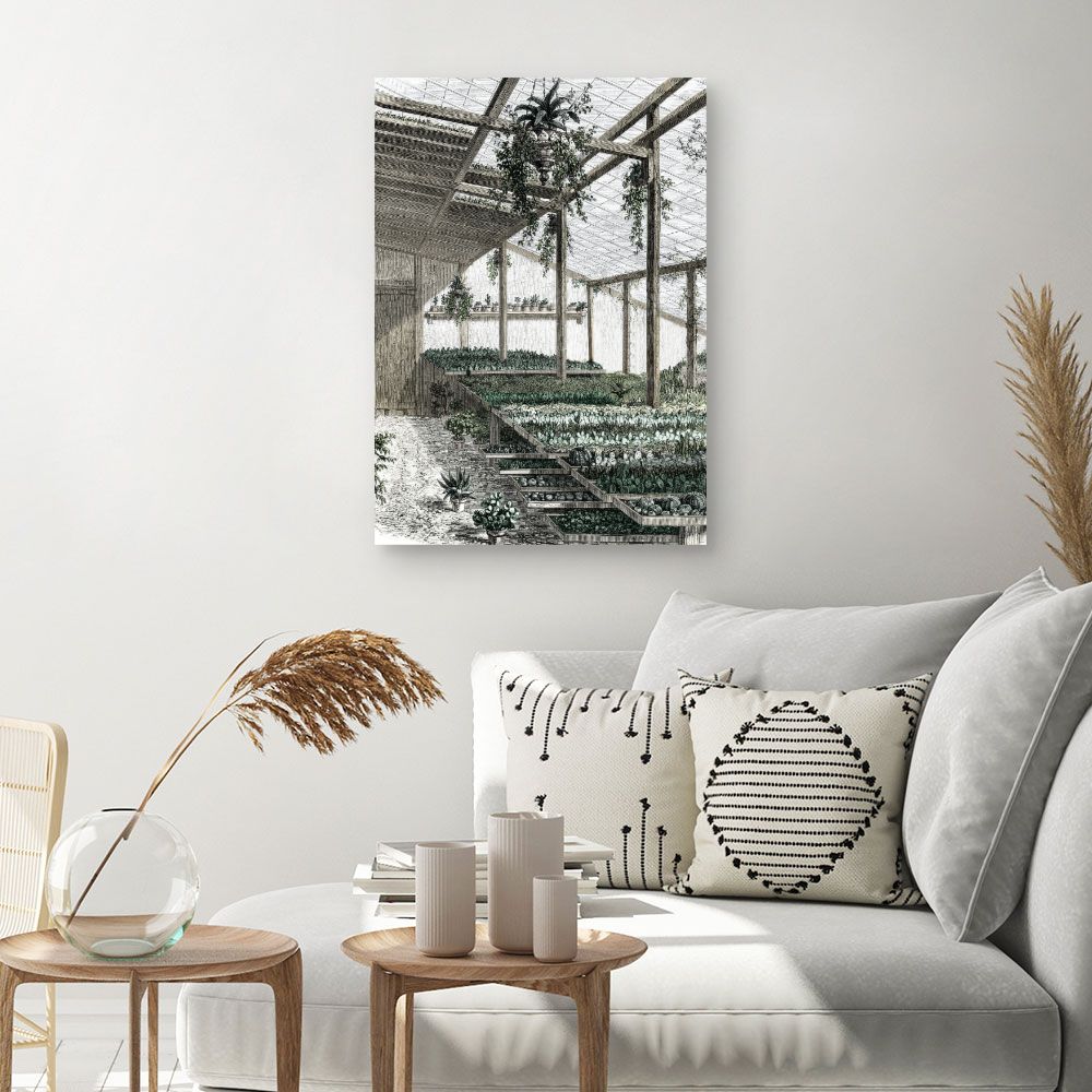 Tableau Serre luxuriante