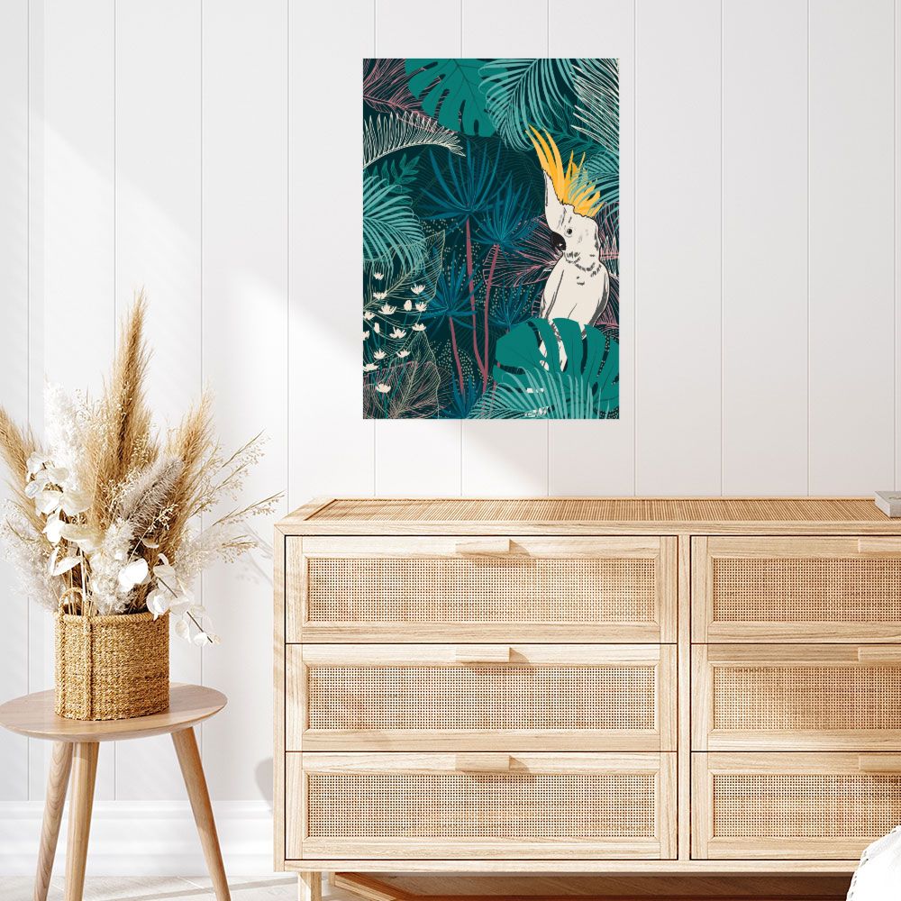 Affiche Forêt tropicale exotique