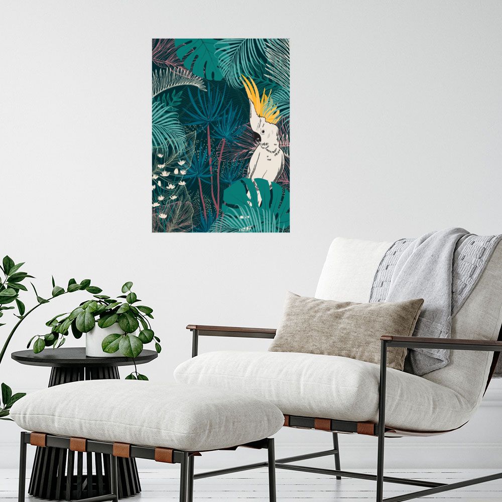 Affiche Forêt tropicale exotique