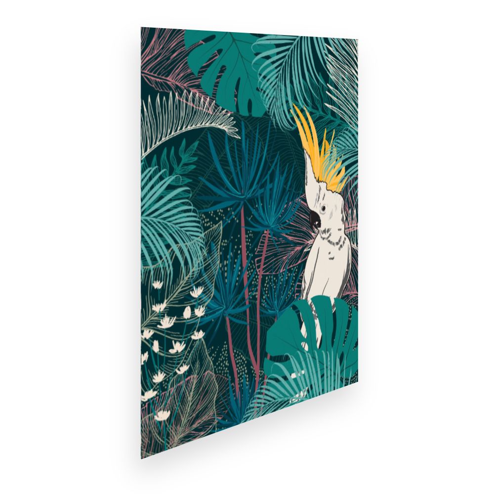 Affiche Forêt tropicale exotique