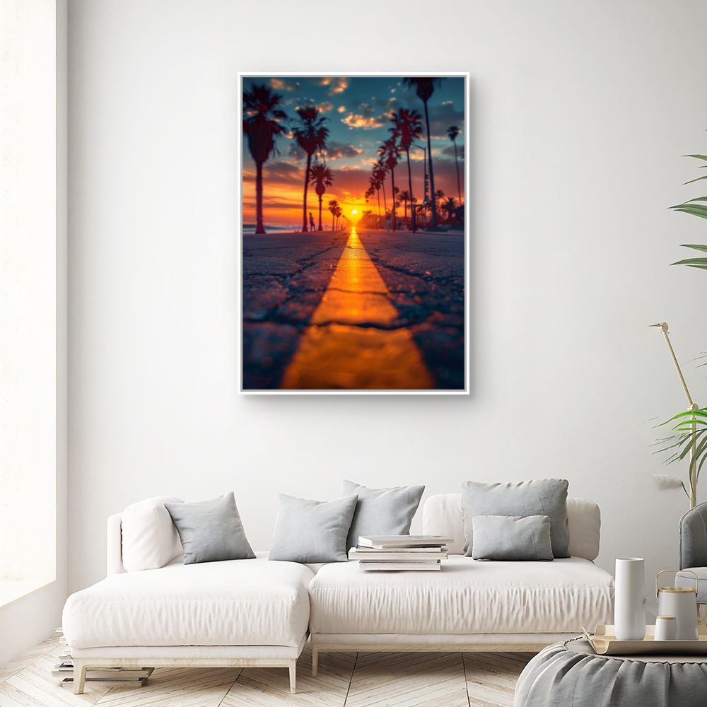 Toile "Coucher de soleil"