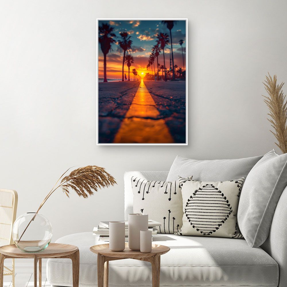 Toile "Coucher de soleil"