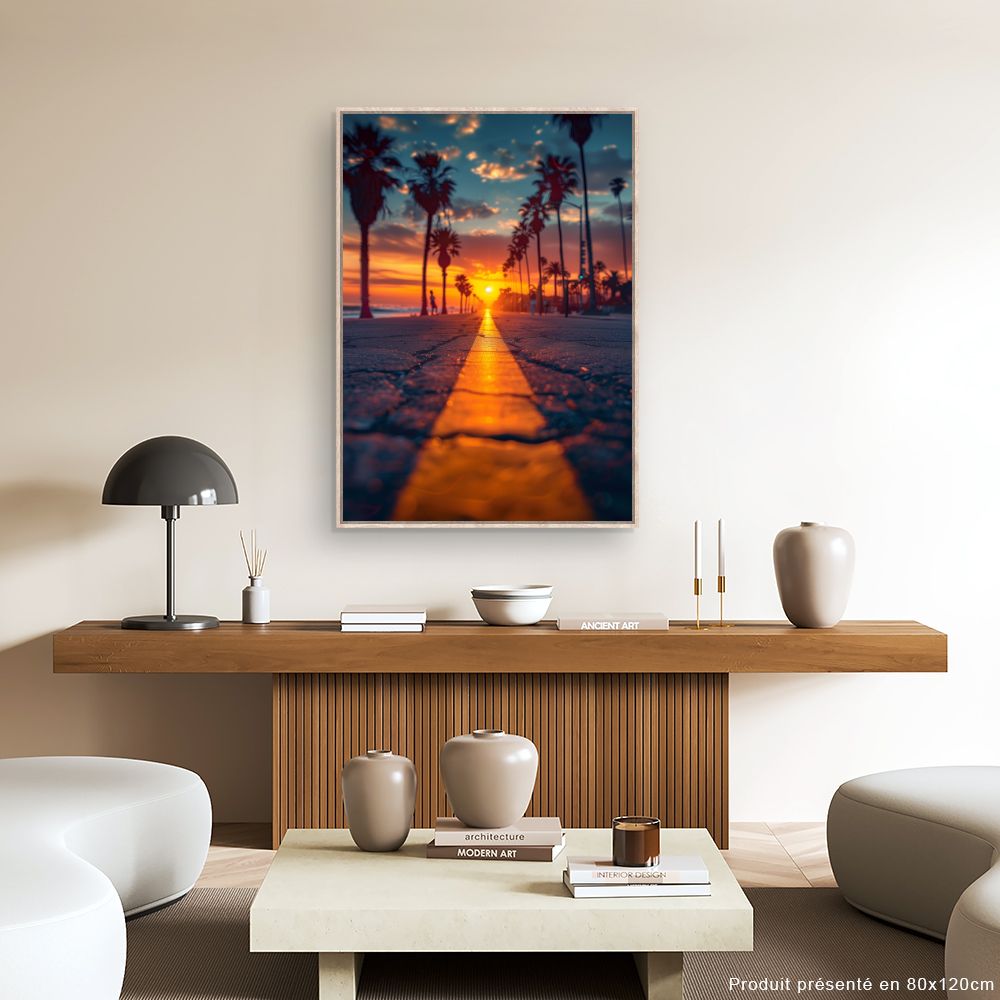 Toile "Coucher de soleil"