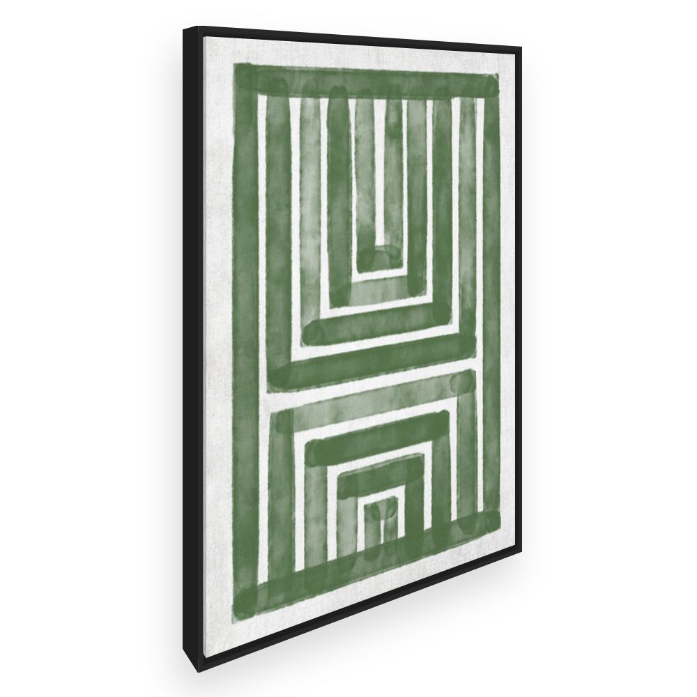 Toile Labyrinthe artistique