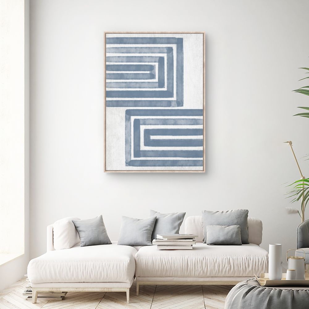 Tableau Lignes abstraites