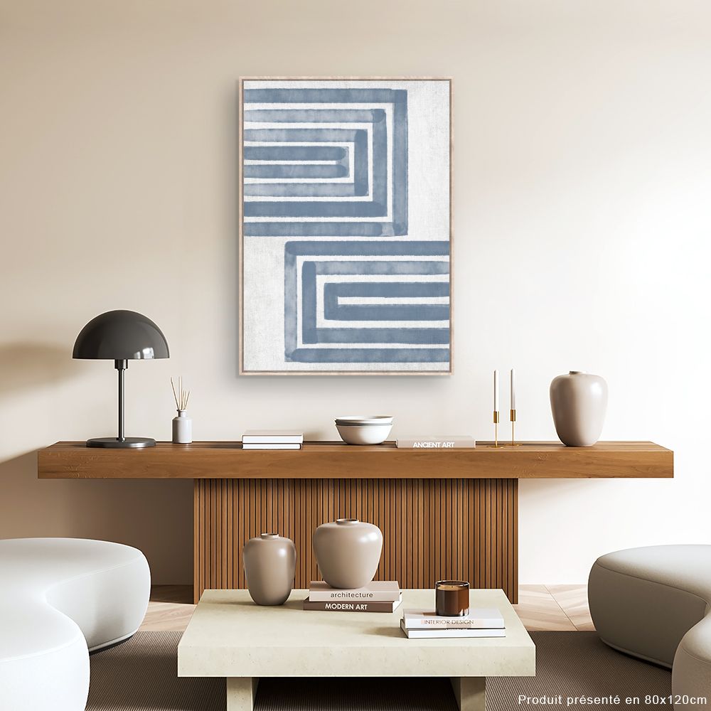 Tableau Lignes abstraites