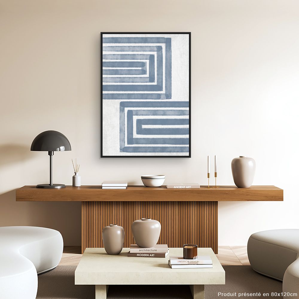 Tableau Lignes abstraites