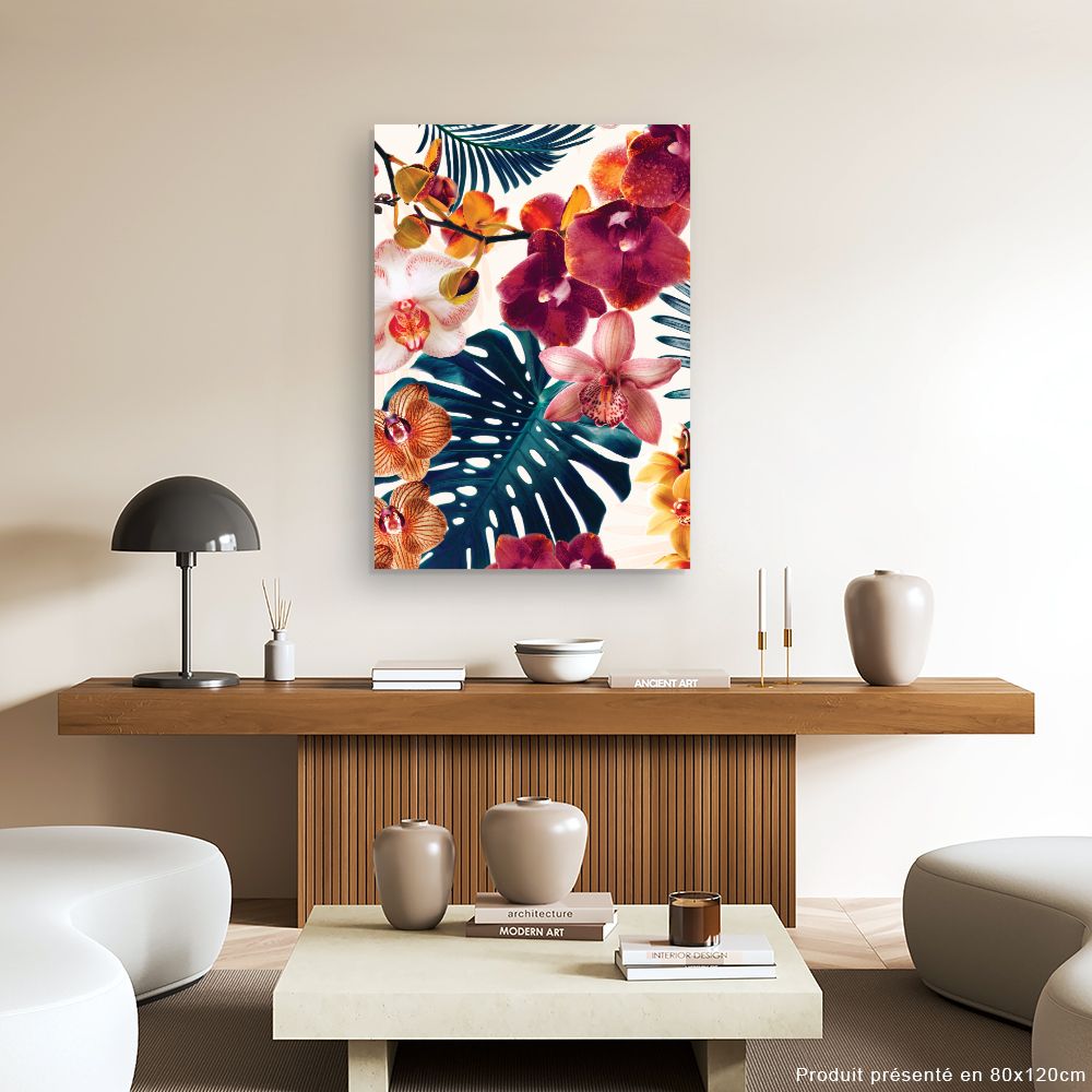 Tableau Fleurs exotiques