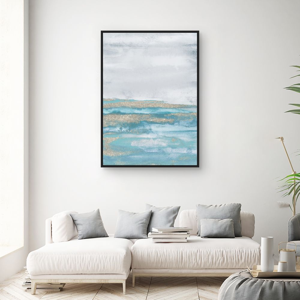 Tableau Mer abstraite