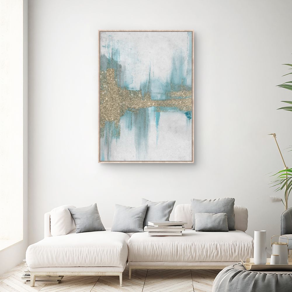 Tableau Reflets abstraits scintillants