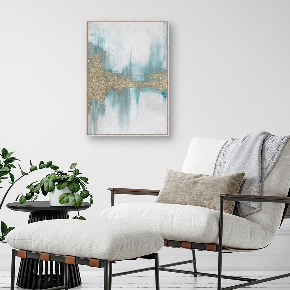 Tableau Reflets abstraits scintillants