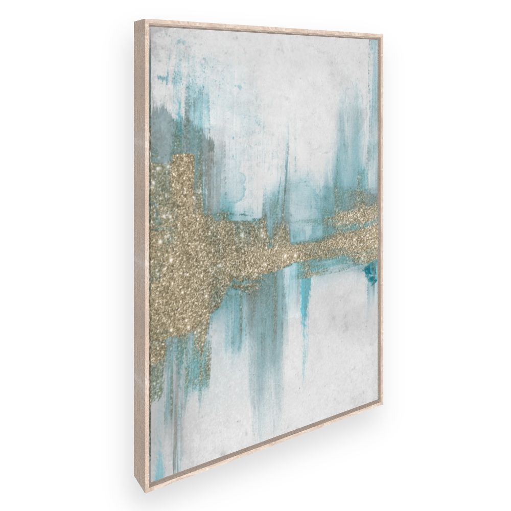 Toile Reflets abstraits scintillants