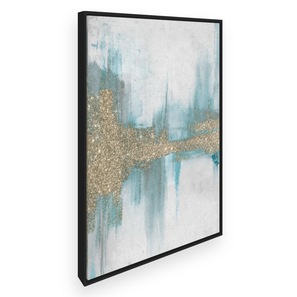 Toile Reflets abstraits scintillants