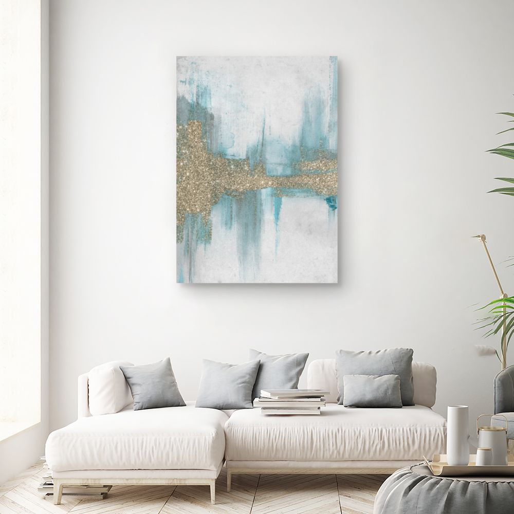 Tableau Reflets abstraits scintillants