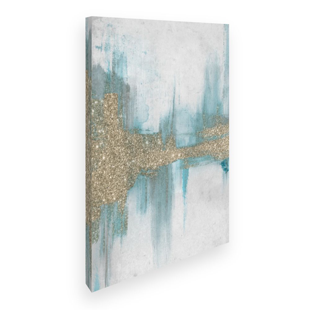 Toile Reflets abstraits scintillants