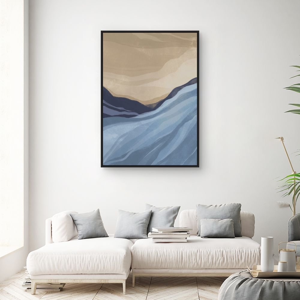 Tableau Paysage abstrait apaisant