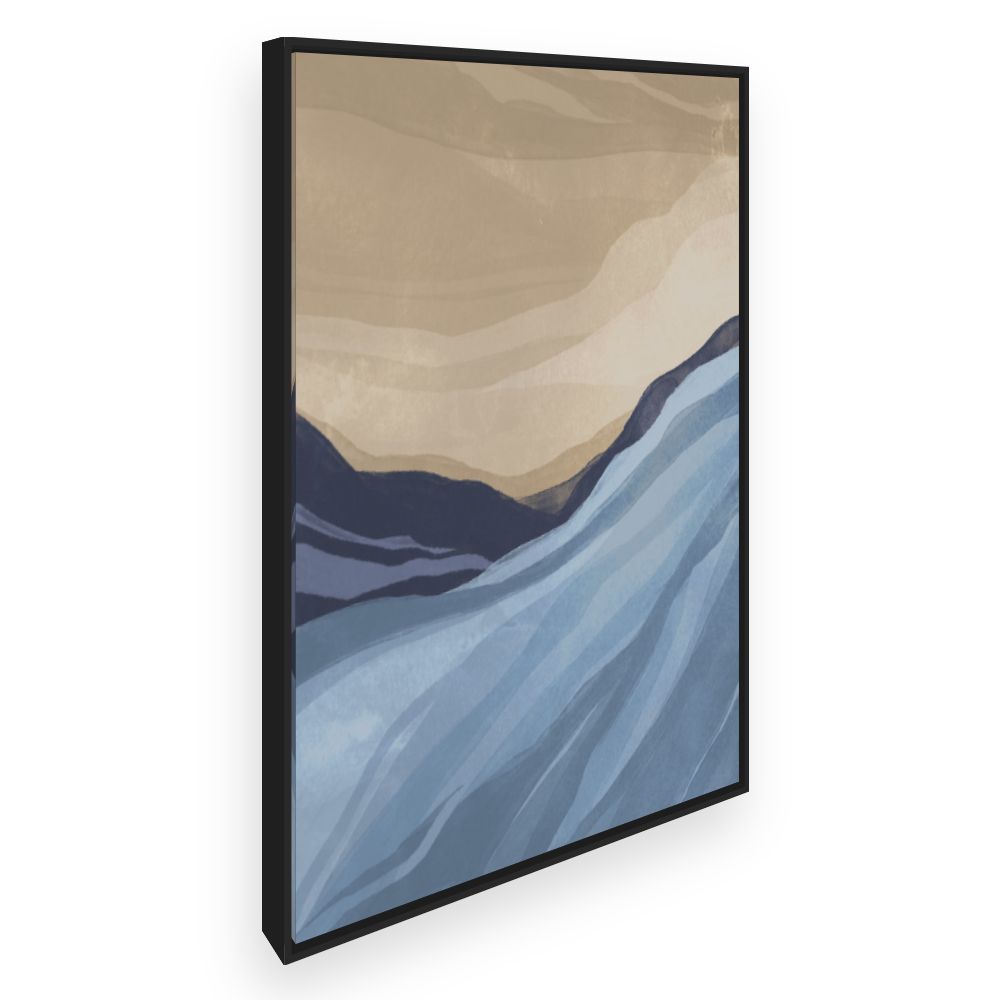 Toile Paysage abstrait apaisant