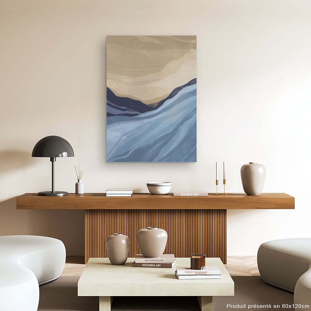 Tableau Paysage abstrait apaisant