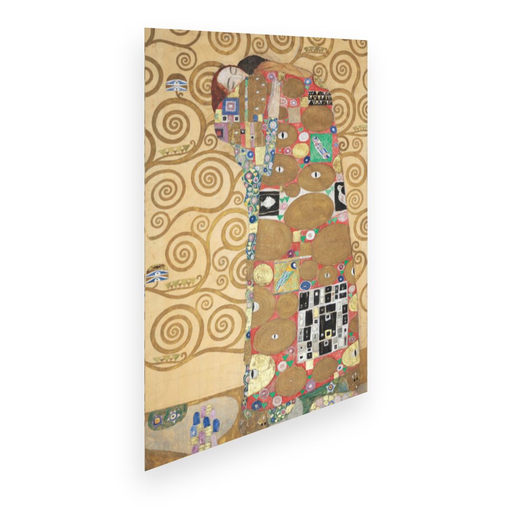 Affiche Étreinte dorée