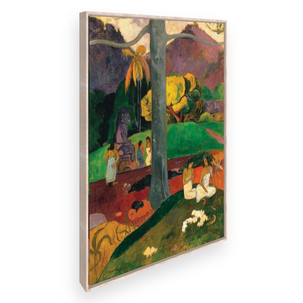 Toile Scène tropicale vibrante