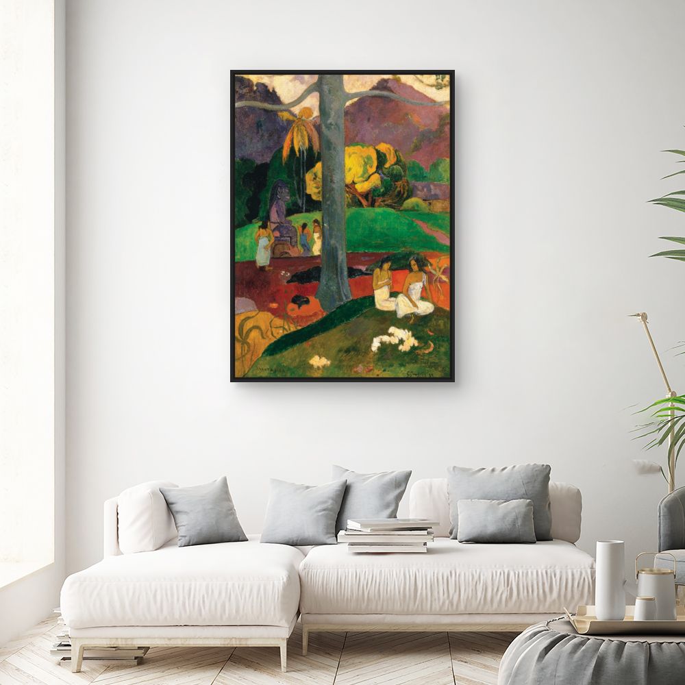 Tableau Scène tropicale vibrante