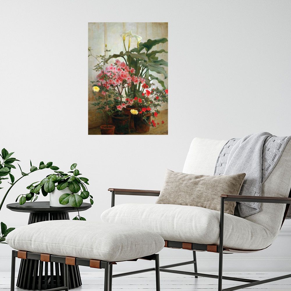 Affiche Jardin floral vibrant