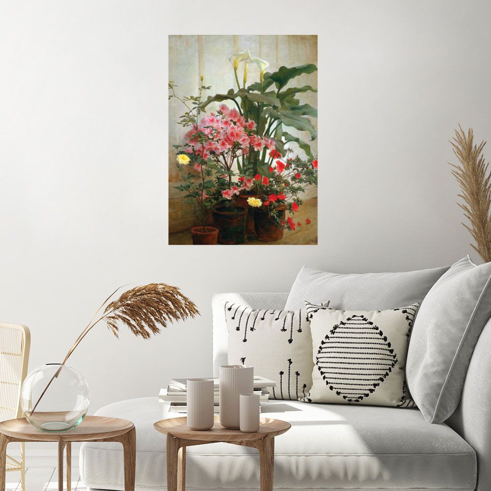 Affiche Jardin floral vibrant