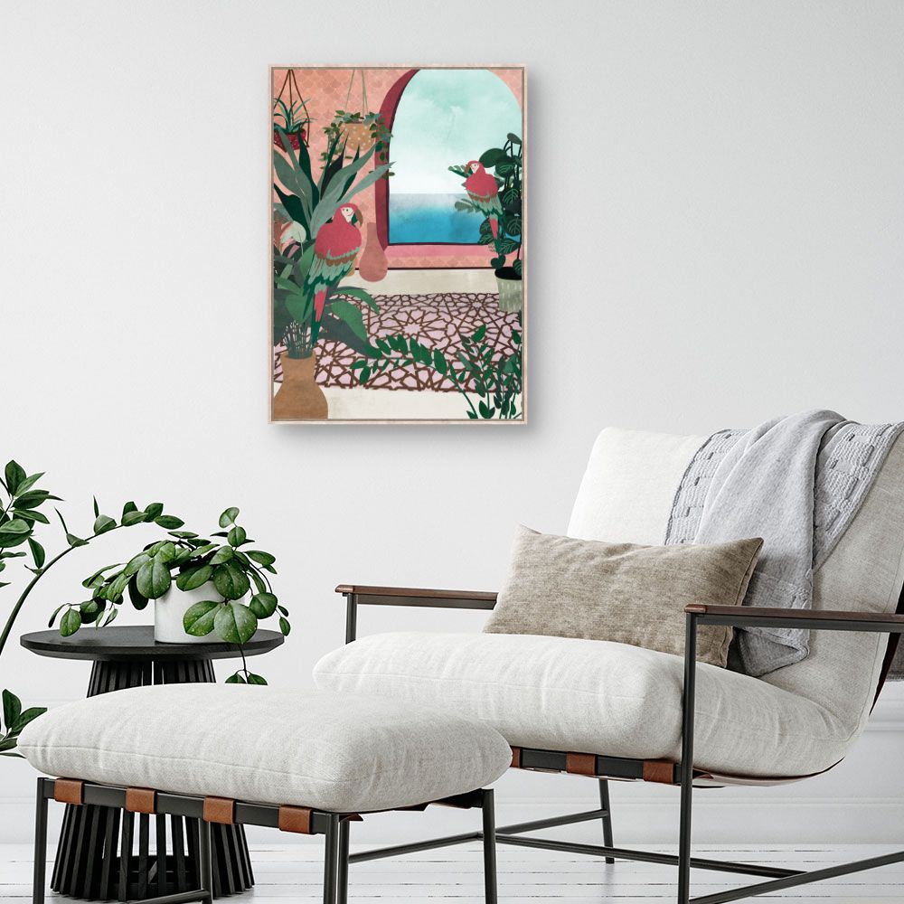 Tableau Perroquets tropicaux