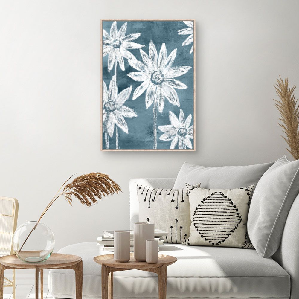 Tableau Fleurs abstraites