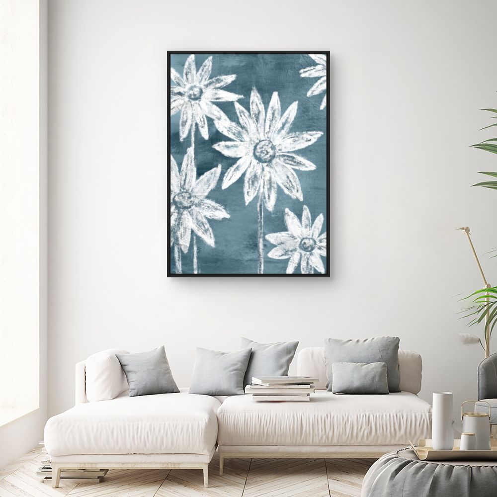 Tableau Fleurs abstraites