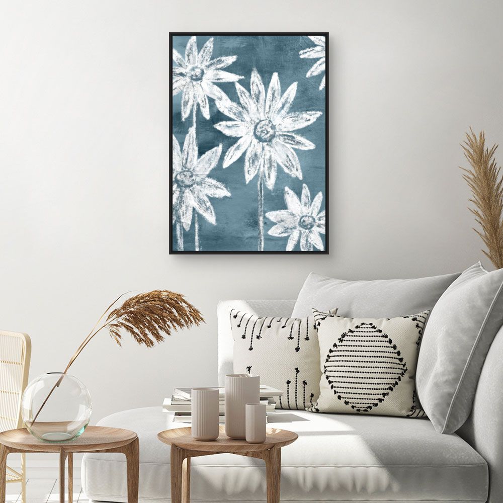 Tableau Fleurs abstraites