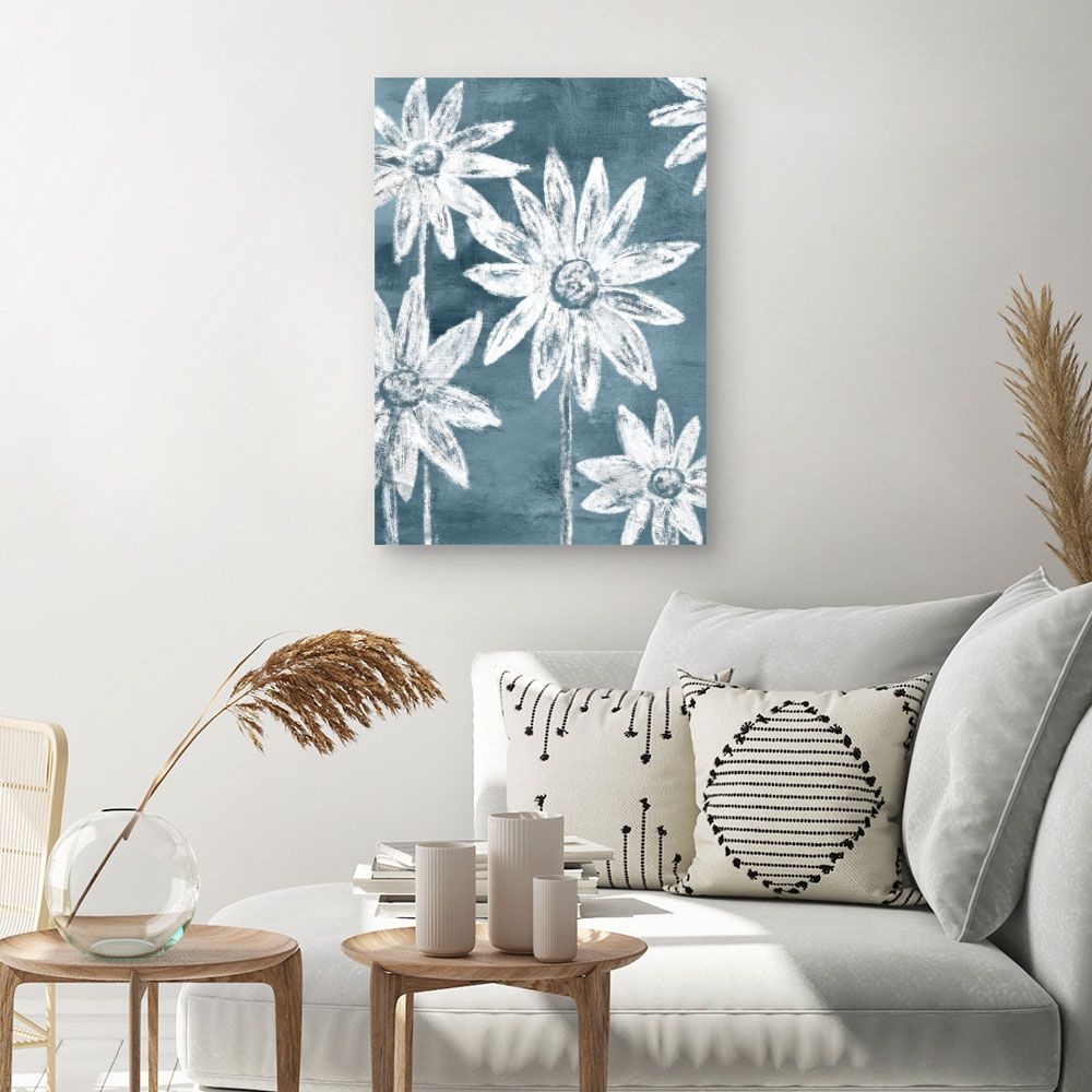Tableau Fleurs abstraites