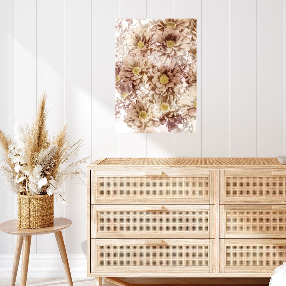 Affiche Fleurs vintage élégantes