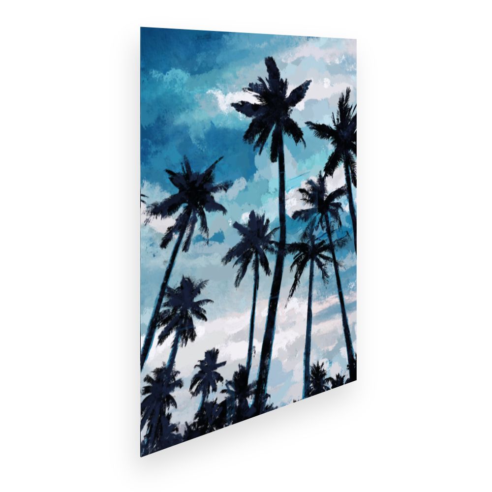 Affiche Palmiers tropicaux