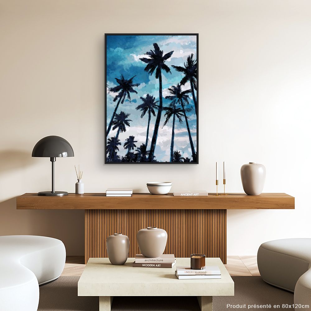 Tableau Palmiers tropicaux