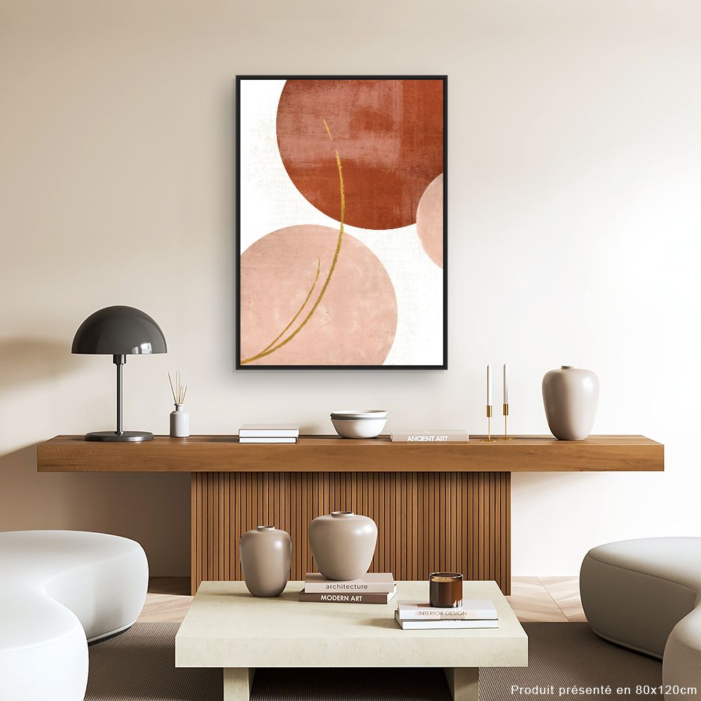 Tableau Cercles abstraits élégants