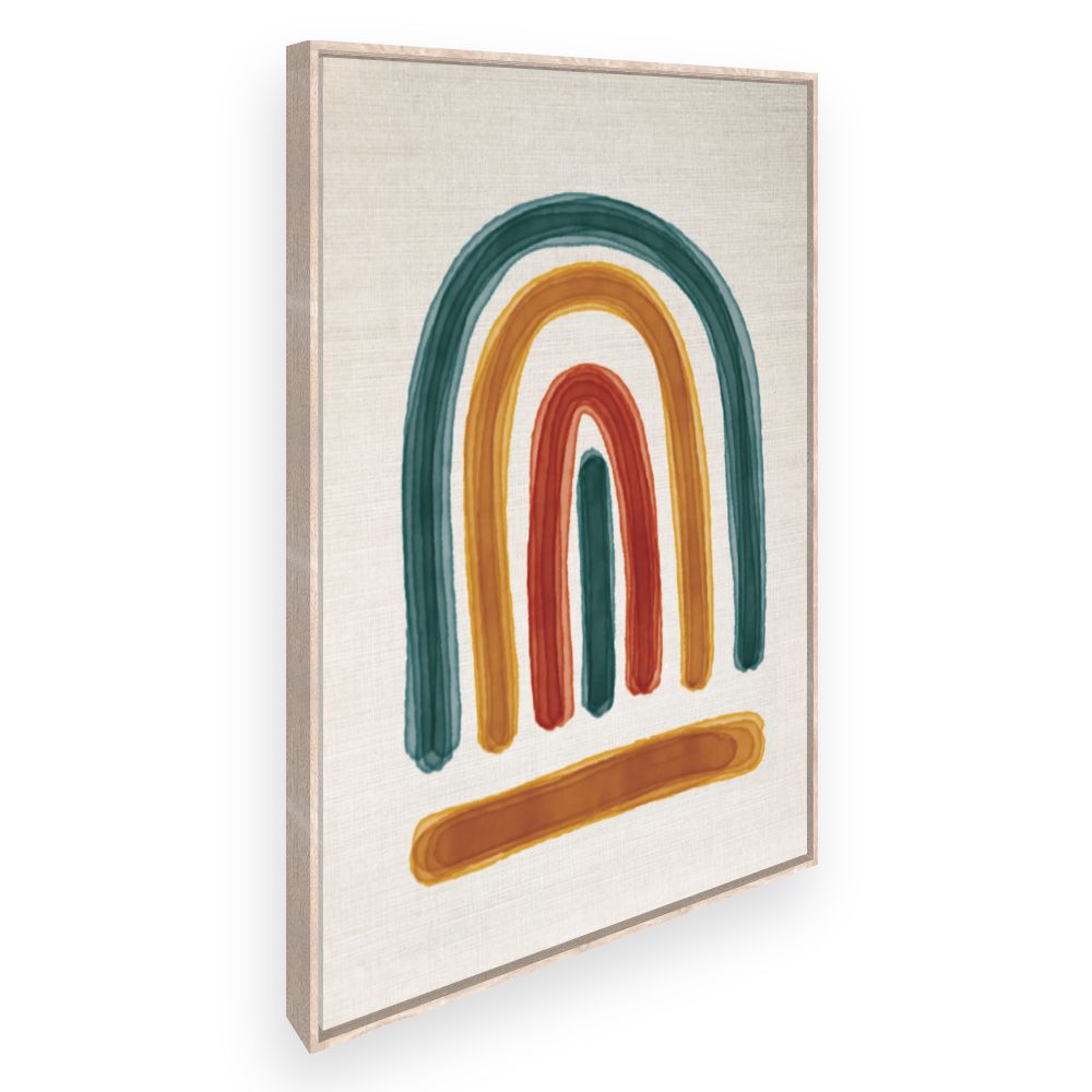 Toile Arc-en-ciel abstrait