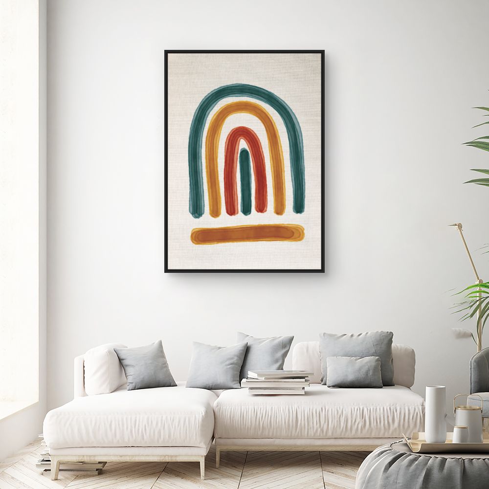 Tableau Arc-en-ciel abstrait